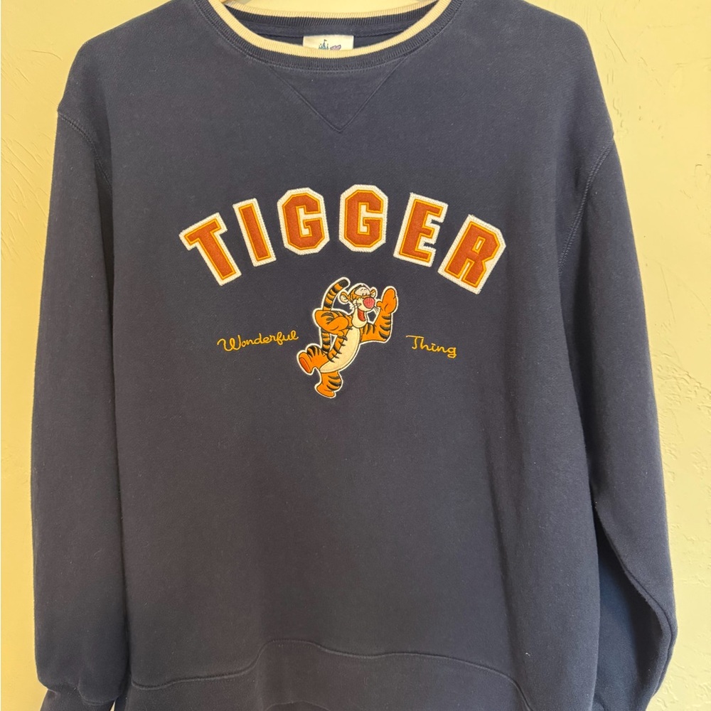 Disney Tigger Navy and Orange Sweater